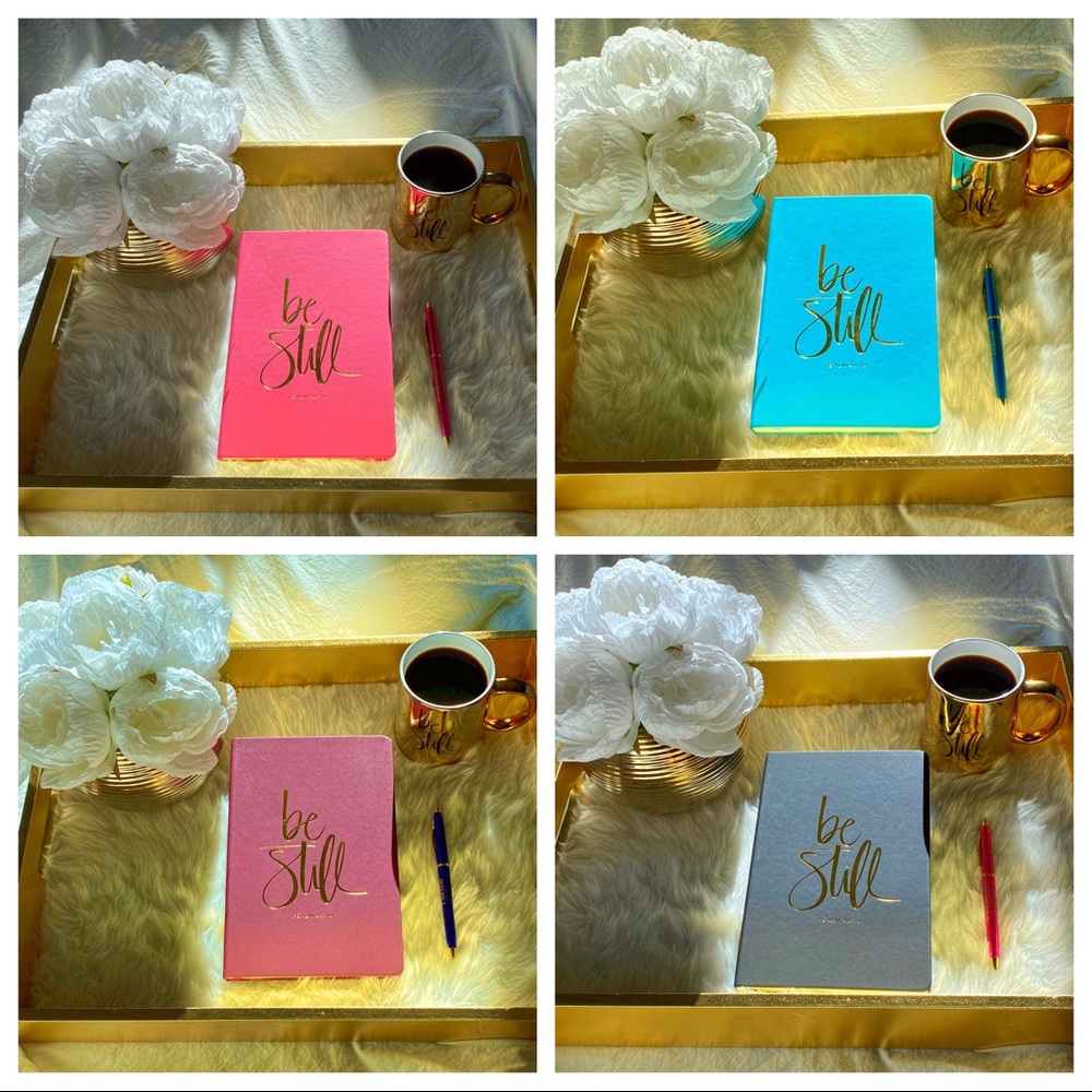 Be Still Gift Set Burgundy Journal Pen & Mug Set - Picture 3 of 4